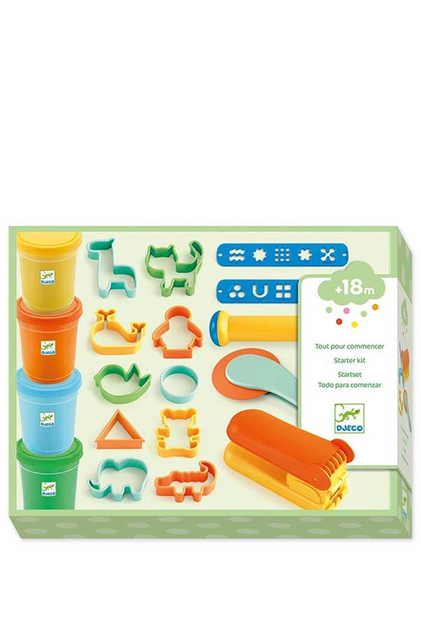 Σετ 4 πλαστοζυμαράκια και 15 εργαλεία Djeco  DJ09020
