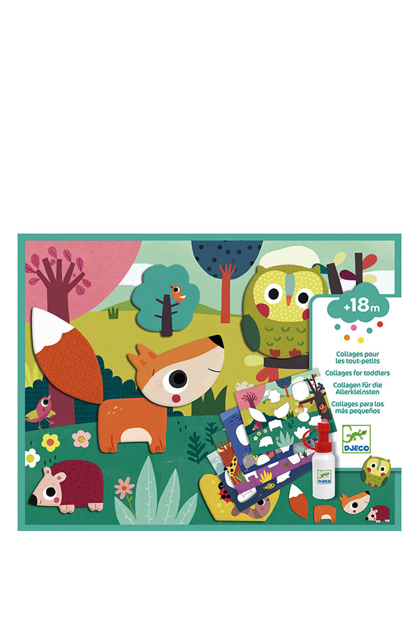 Κατασκευή το πρώτο μου κολλάζ Djeco Ζωάκια DJ09874