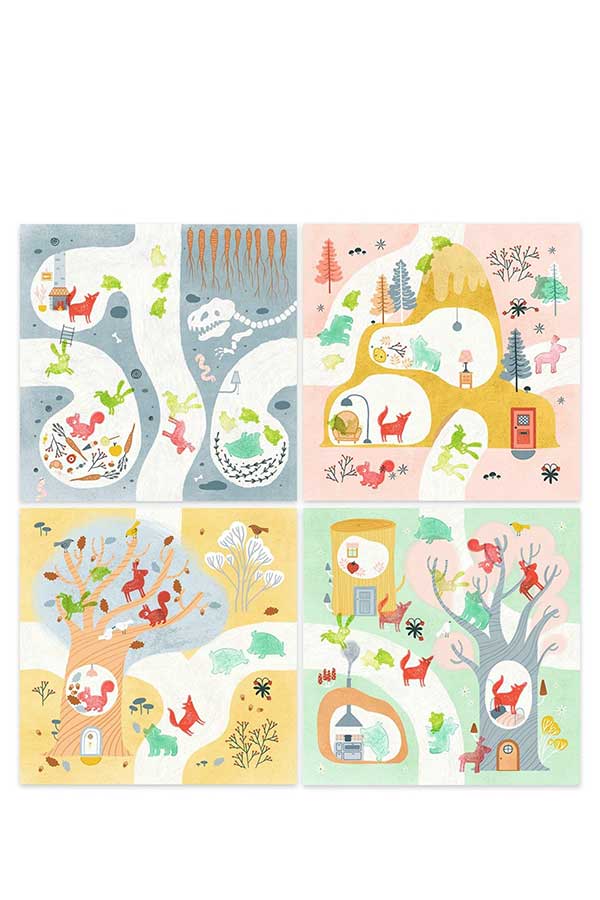 Ζωγραφίζω με στάμπες Djeco Ζωάκια DJ09953