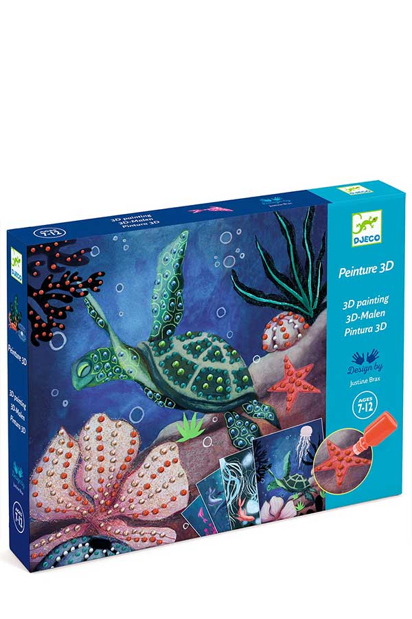Ζωγραφίζω 3D τρισδιάστατες εικόνες Djeco Ωκεανός DJ08958