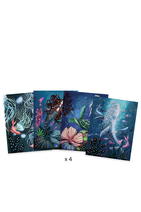 Ζωγραφίζω 3D τρισδιάστατες εικόνες Djeco Ωκεανός DJ08958