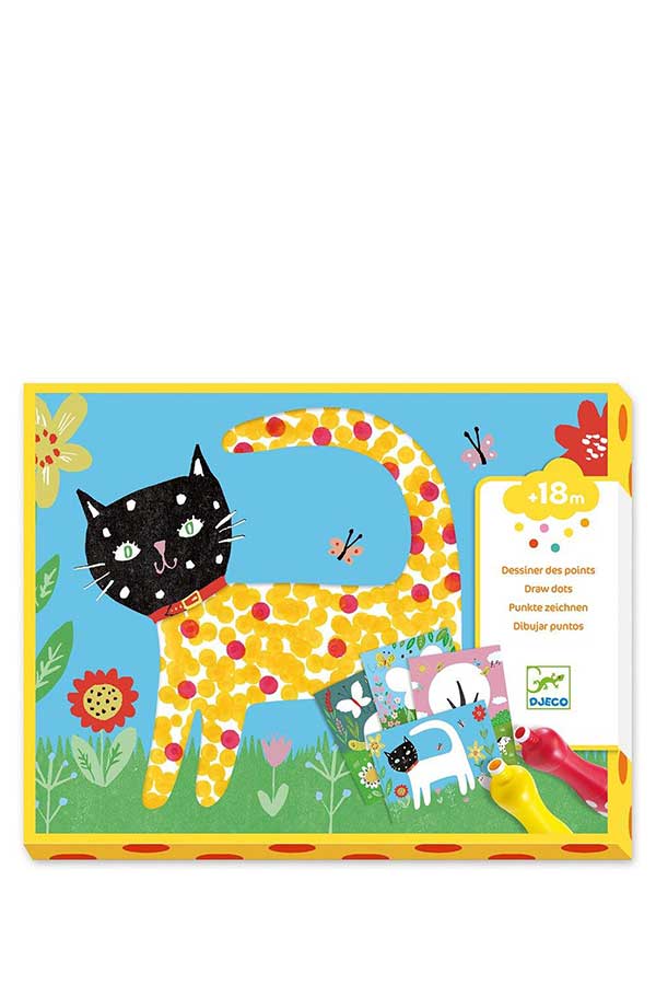 Ζωγραφίζω με μαρκαδόρους με αφρώδη μύτη Djeco Γατούλά DJ09887