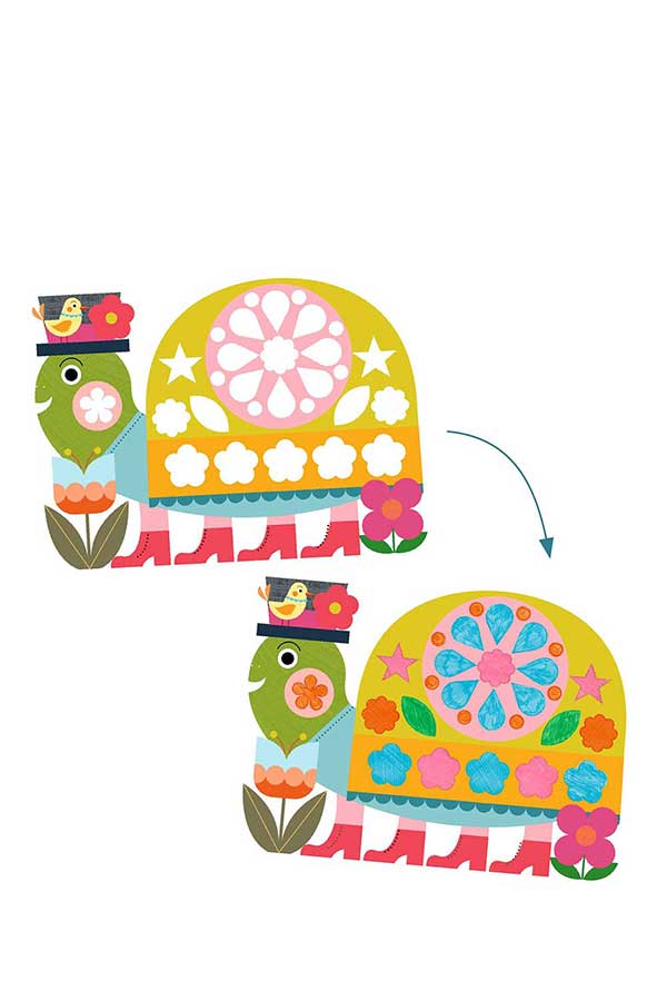 Ζωγραφίζω με στένσιλ Djeco Ζωάκια DJ09888