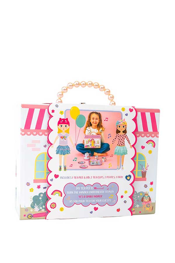 Σετ τσαγιού μουσικό βαλιτσάκι FLOSS&ROCK Κουκλόσπιτο 51P6204 