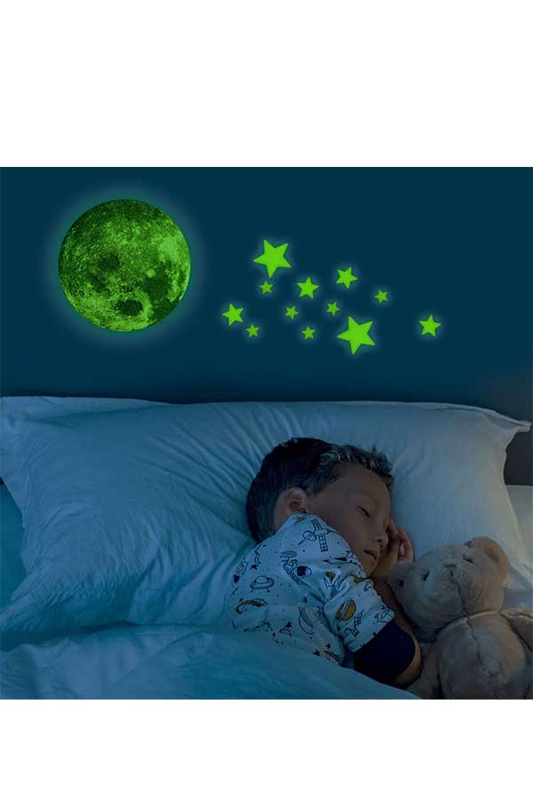 Αστέρια αυτοκόλλητα φωσφορίζον Super Stars Legami GLW0001