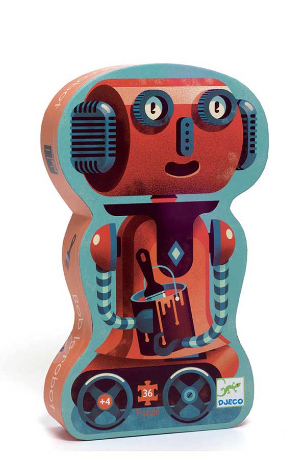 Παζλ 36 τεμαχίων Djeco ο Μπομπ το ρομπότ DJ07239