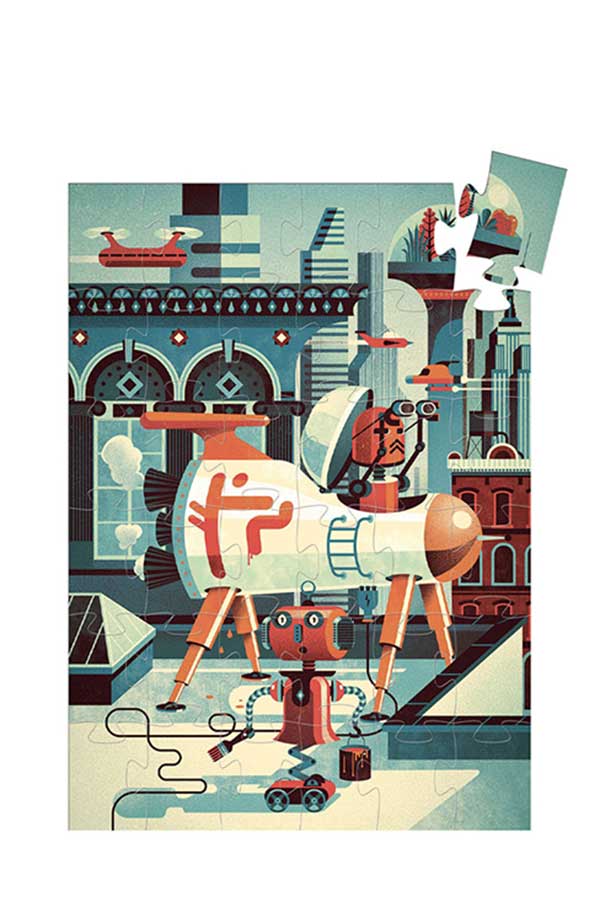 Παζλ 36 τεμαχίων Djeco ο Μπομπ το ρομπότ DJ07239