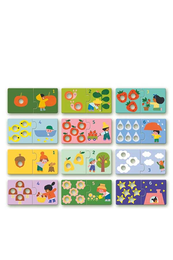 Παζλ 24 τεμαχίων Duo Djeco Μαθαίνω να μετρώ DJ08272