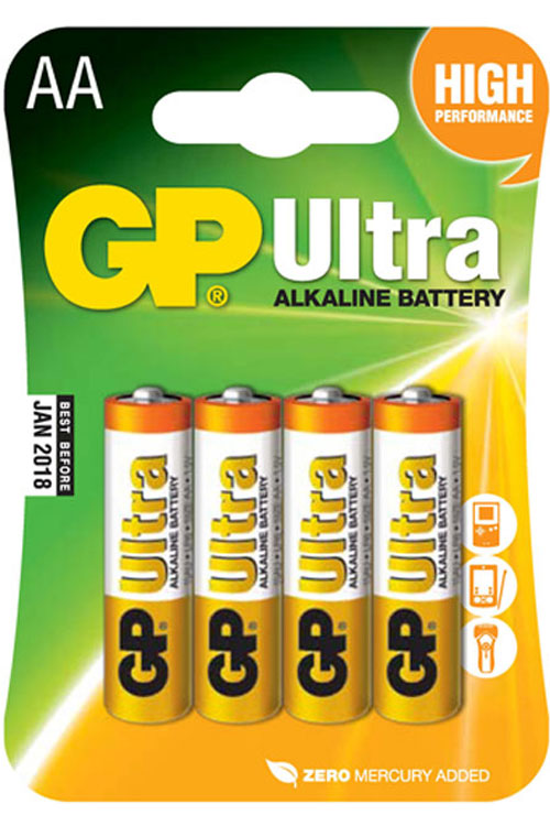 Μπαταρίες αλκαλικές GP AA 1.5V LR6