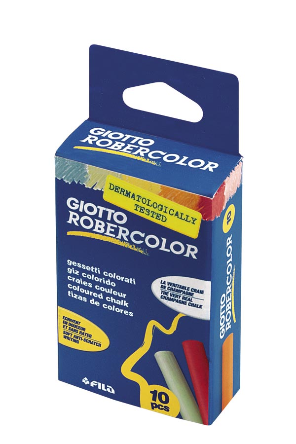 Κιμωλίες χρωματιστές GIOTTO 10 τεμάχια 538900
