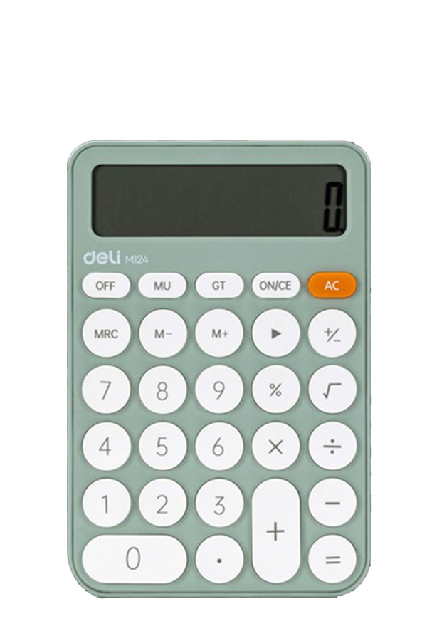 Αριθμομηχανή 12 Ψηφίων Deli πράσινο 231.338944