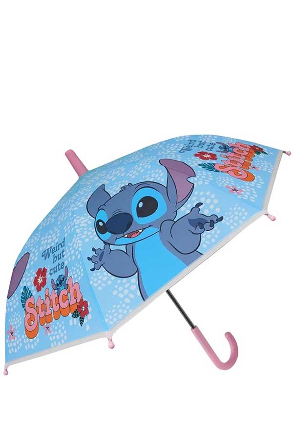 Ομπρέλα παιδική μπαστούνι 38cm Lilo & Stitch 9643