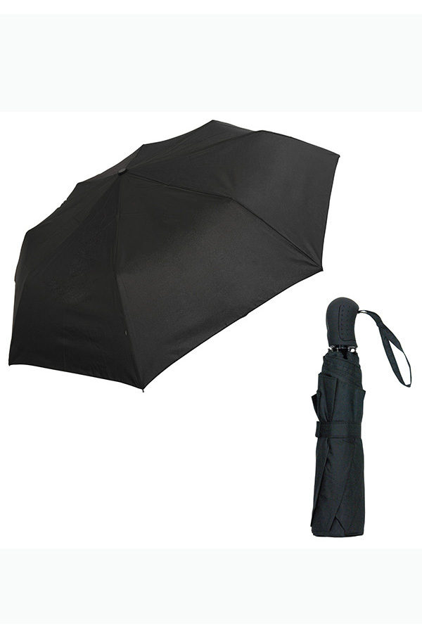 Ομπρέλα σπαστή αυτόματη μαύρη trend 0154