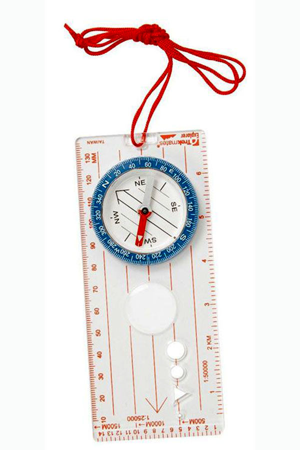 Πυξίδα με κλιμακόμετρο και μεγεθυντικό φακό Trekmates TM-004041
