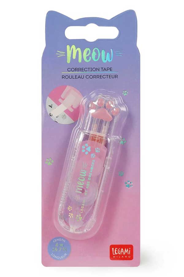 Διορθωτική ταινία 2,5cm x 6m Meow Legami CTCAT0002
