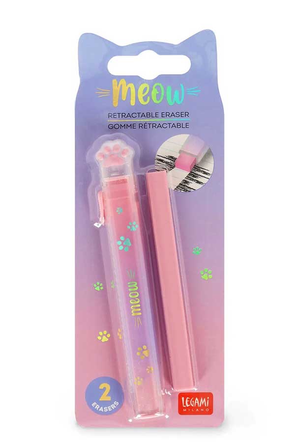 Γόμα αναδιπλούμενη με ανταλλακτικό Legami Meow SERP0001