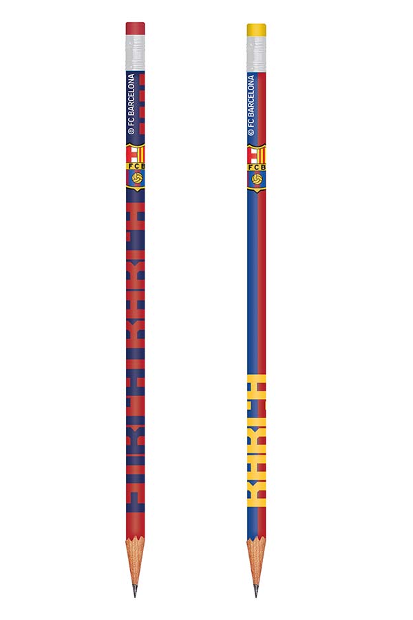 Μολύβι με γόμα 1 τμχ FC Barcelona 000170680