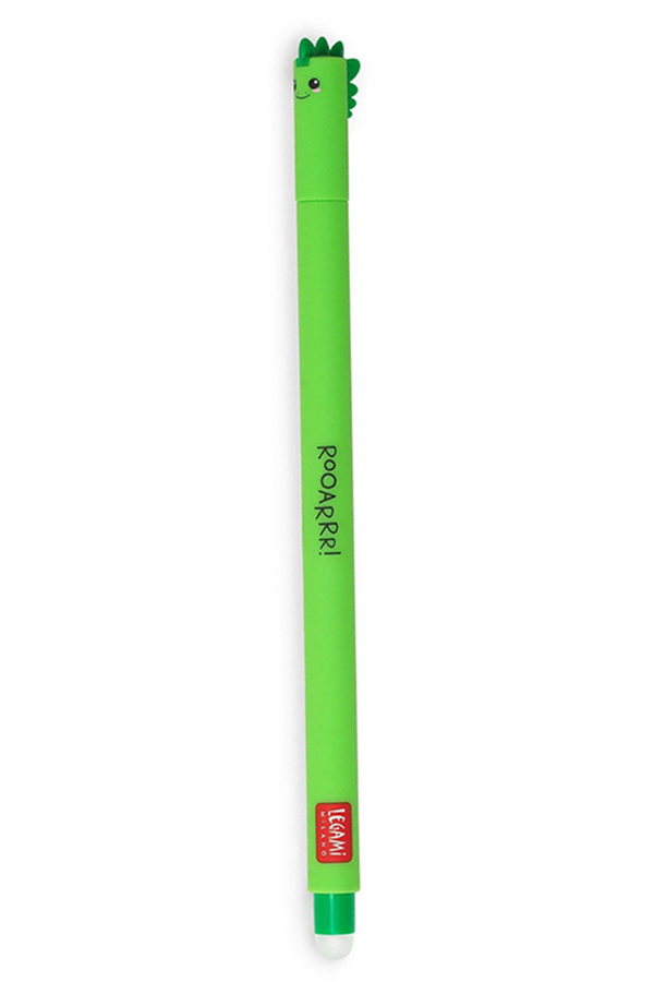 Στυλό που σβήνει erasable pen δεινόσαυρος Legami γραφή πράσινη EPGREKIT7