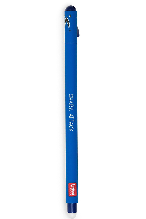 Στυλό που σβήνει erasable pen καρχαρίας Legami γραφή μπλε EPBLUKIT6