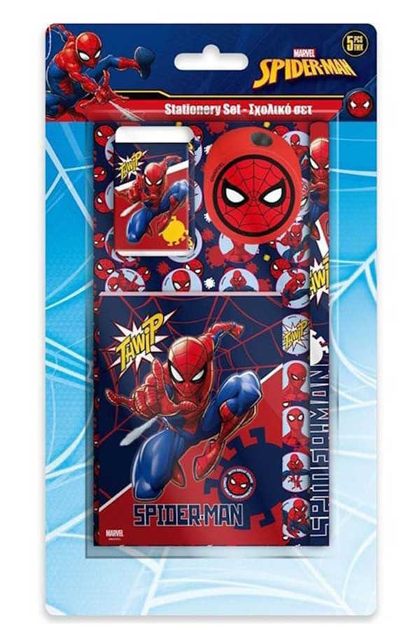 Σετ γραφής διόρθωσης 5 τεμάχια Spiderman 000508524