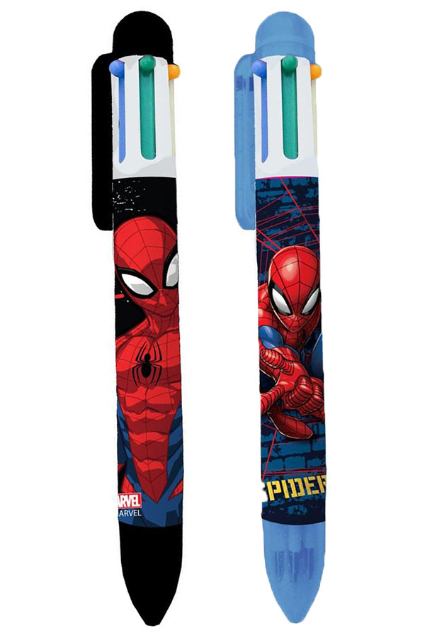 Στυλό multipen 6 χρώματα 1 τεμ Marvel Spiderman 000508385