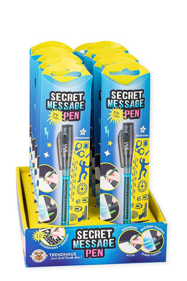 Στυλό μαγικό αόρατο μελάνι Secret message pen Trendhaus 959423