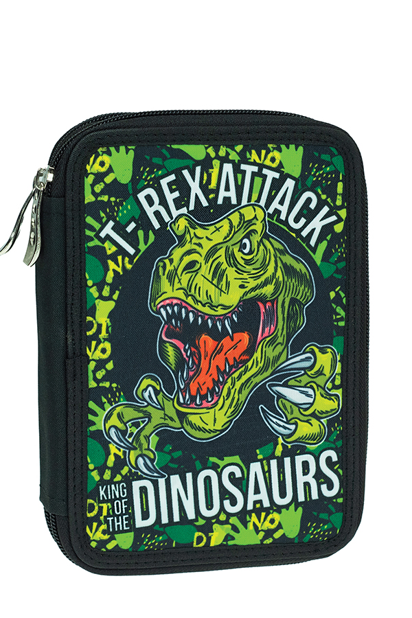 BACK Me up Κασετίνα σχολική γεμάτη Dinosaurs T Rex Attack 357-13100