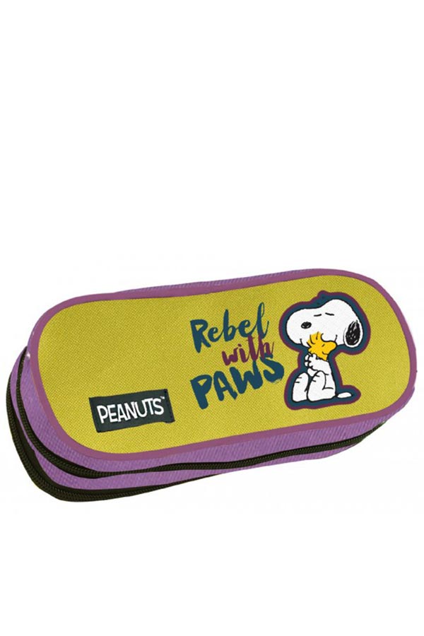 Κασετίνα σχολική 2 θέσεων Back me up Snoopy Peanuts Rebel 365-07141