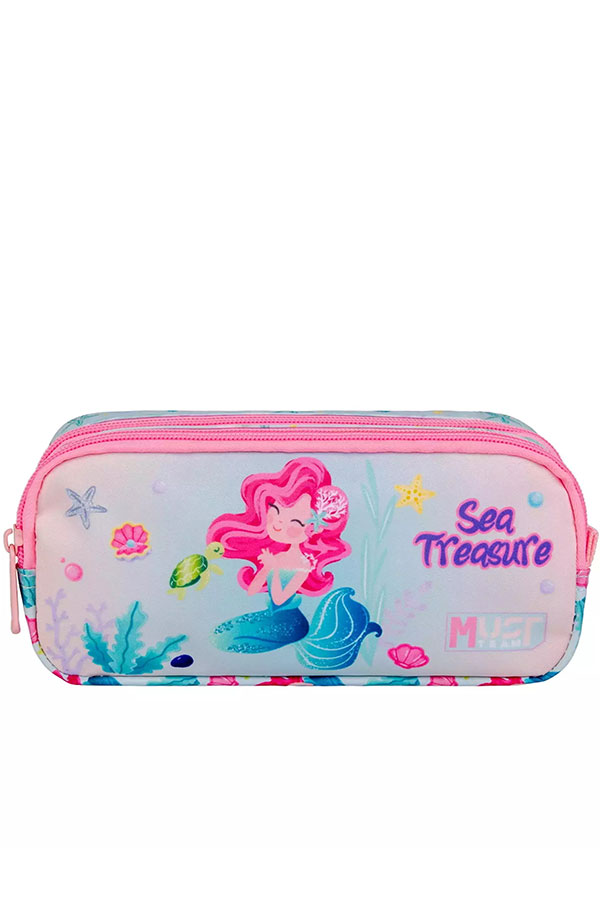 Κασετίνα σχολική δύο θέσεις must Sea treasure 000586767