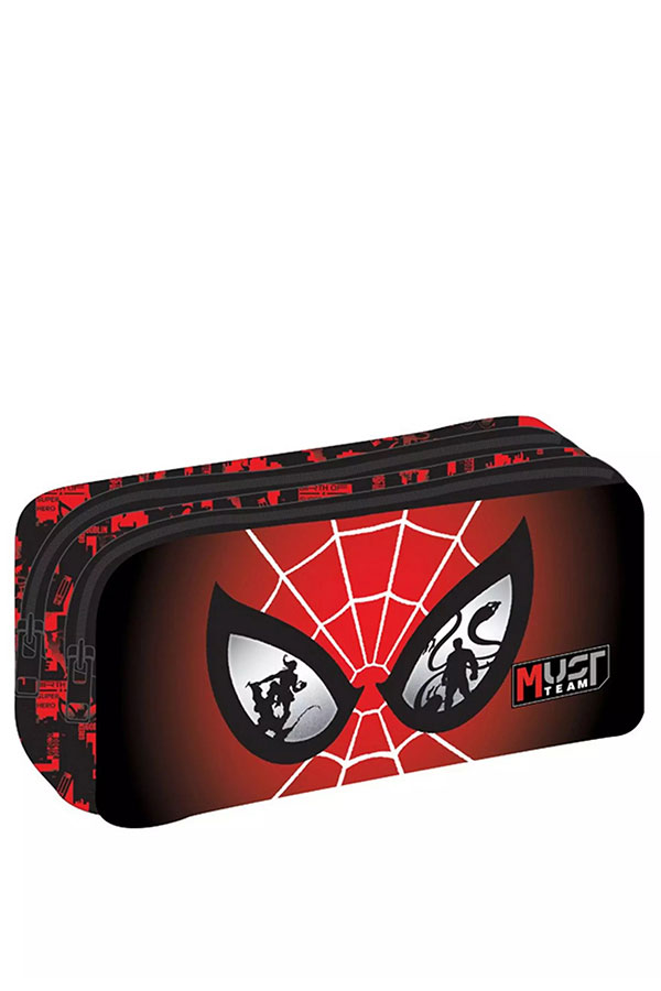 Κασετίνα σχολική δύο θέσεις must Spiderman eyes 000508596