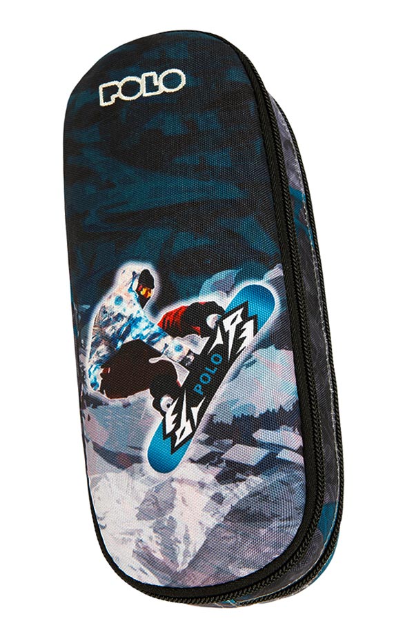 POLO Σχολική κασετίνα διπλή PENCIL CASE PEAK Skateboard 9370468281