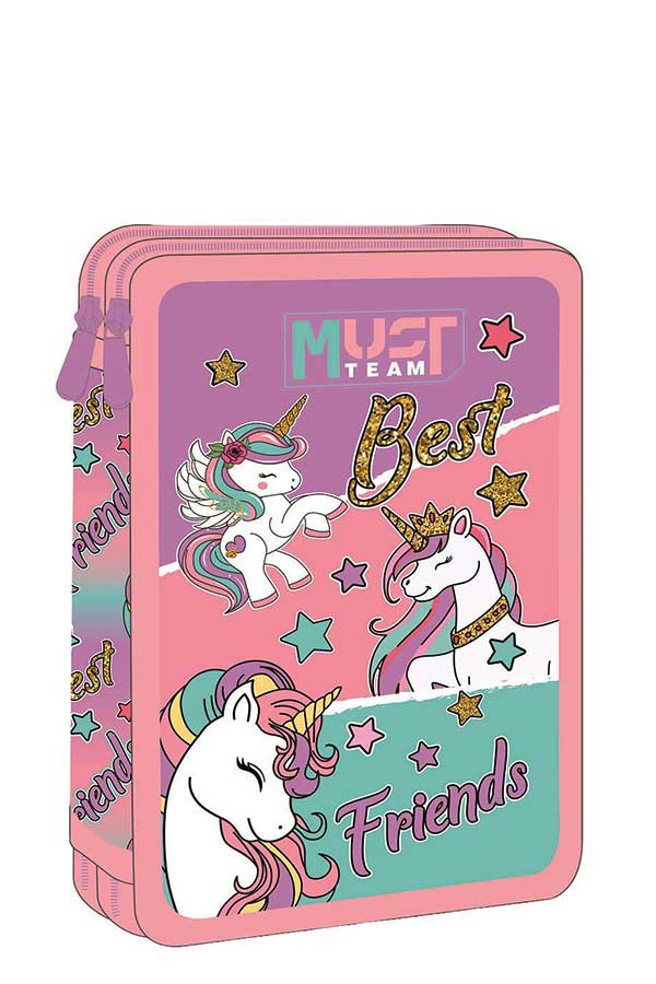 must Κασετίνα σχολική γεμάτη Μονόκερος 000587249