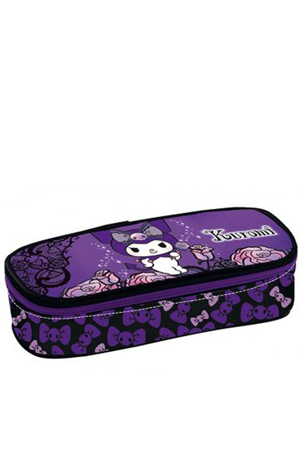 Κασετίνα σχολική Kuromi Graffiti purple laces 252343