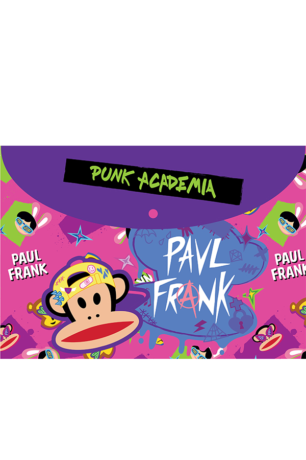 Φάκελος με κουμπί Α4 Paul Frank Punk Academia 346-80580