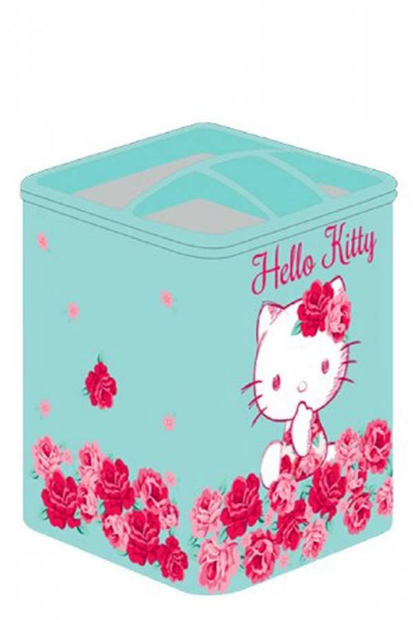 Μολυβοθήκη μεταλλική Passion roses Hello Kitty βεραμάν 15945