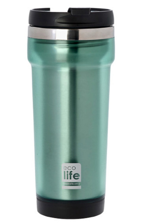Ποτήρι ανοξείδωτο - Θερμός ecolife Coffee thermos 420 ml πράσινο