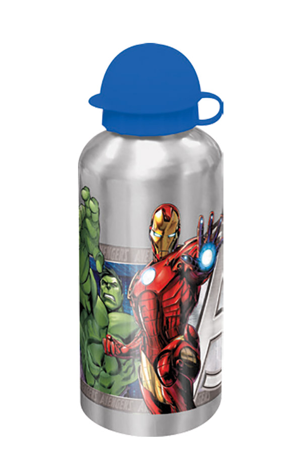 Παγούρι μεταλλικό 500 ml σούπερ ήρωες Marvel ασημί 0401279