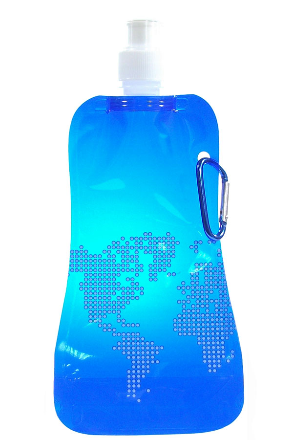 Παγούρι πλαστικό STYLEX  foldable 500ml μπλε