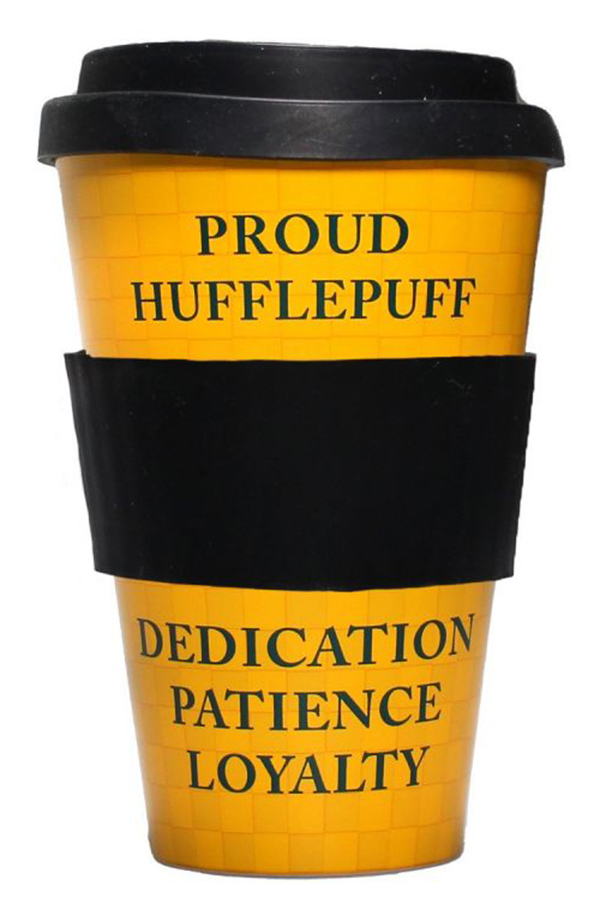 Κούπα οικολογική με καπάκι Harry Potter Hufflepuff 49485