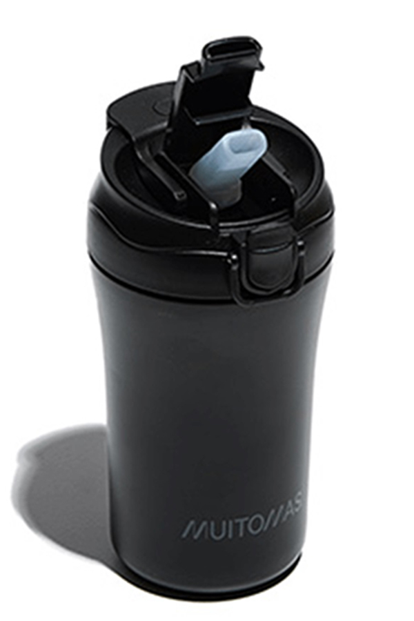 Κούπα θερμός ανοξείδωτη 350ml Muitomas μαύρο 209799