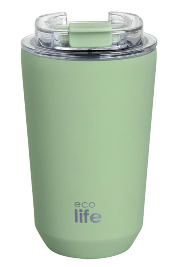 Κούπα θερμός ανοξείδωτη Coffee Thermos 360ml ecolife πράσινο 33-ΒΟ-4124