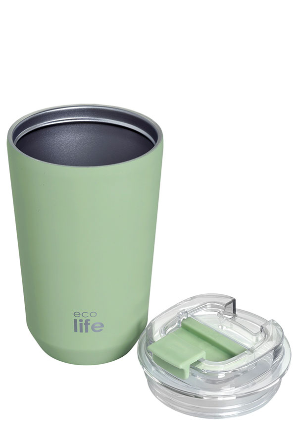 Κούπα θερμός ανοξείδωτη Coffee Thermos 360ml ecolife πράσινο 33-ΒΟ-4124