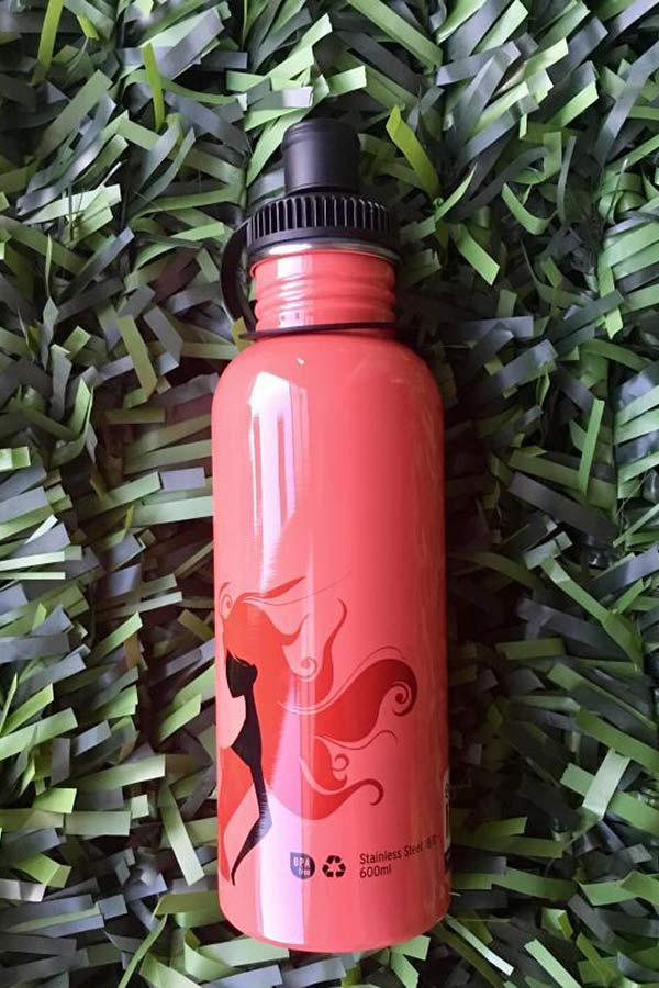 Παγούρι Ανοξείδωτο ecolife 600ml ladies new κοραλί