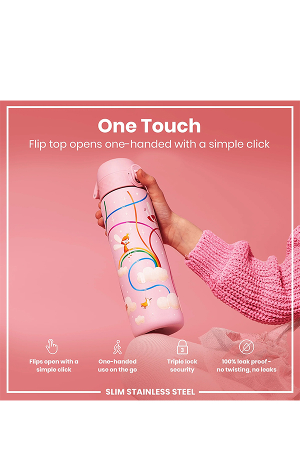 ion8 Παγούρι ανοξείδωτο 600ml Νεράιδες I8SS600PPFAIRY