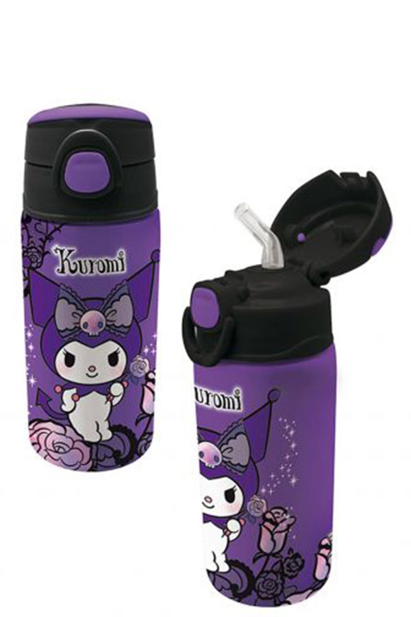 Παγούρι ανοξείδωτο 500ml Kuromi Purple 252413