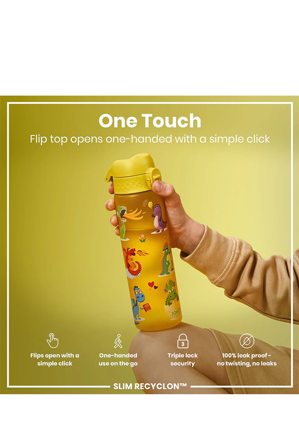 ion8 Παγούρι Slim Kids 500ml Dragon I8500FPYDRAG