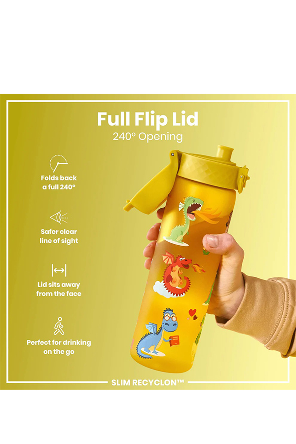 ion8 Παγούρι Slim Kids 500ml Dragon I8500FPYDRAG