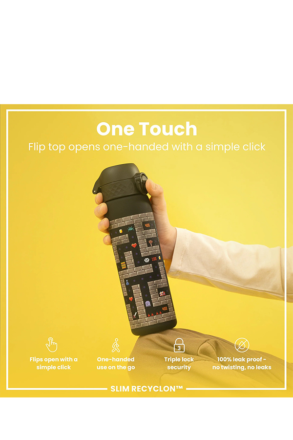 ion8 Παγούρι Slim 500ml Pacman game I8RF500PKGAME