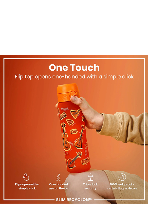 ion8 Παγούρι Slim 500ml Μουσική I8RF500POMUSIC