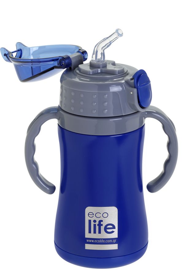 Θερμός Kids ecolife 300ml ναυτικό μπλε